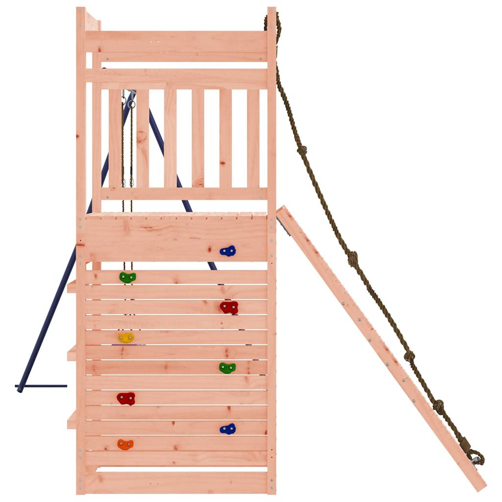 Spielturm aus imprägniertem Kiefernholz und massivem Douglasien- und Kiefernholz