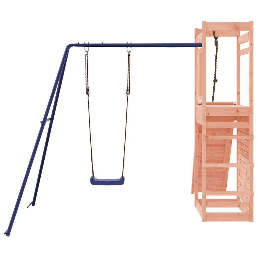 Spielturm aus imprägniertem Kiefernholz und massivem Douglasien- und Kiefernholz