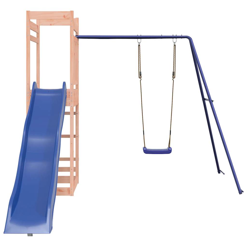 Spielturm aus imprägniertem Kiefernholz und massivem Douglasien- und Kiefernholz