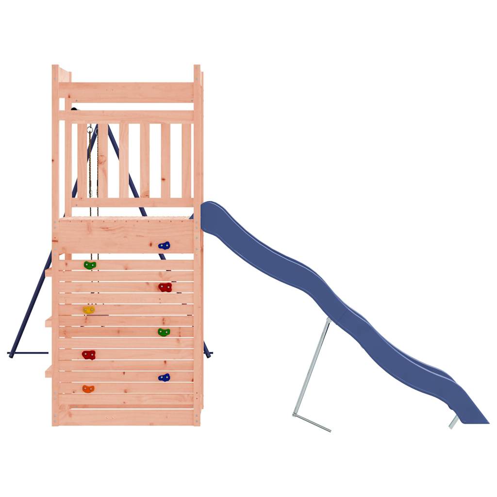 Spielturm aus imprägniertem Kiefernholz und massivem Douglasien- und Kiefernholz