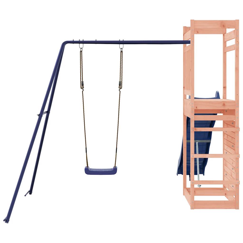 Spielturm aus imprägniertem Kiefernholz und massivem Douglasien- und Kiefernholz