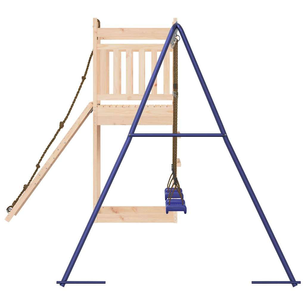 Spielturm aus imprägniertem Kiefernholz und massivem Douglasien- und Kiefernholz