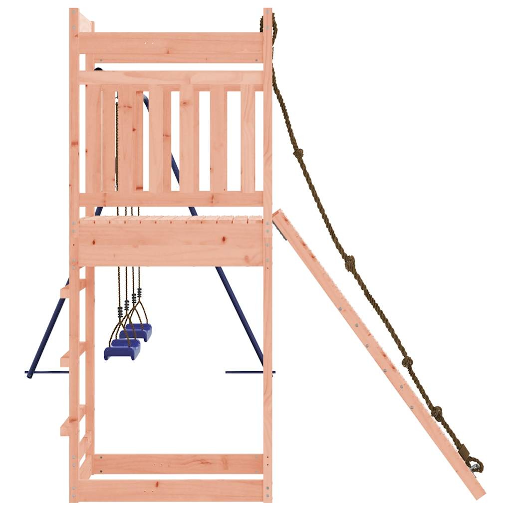 Spielturm aus imprägniertem Kiefernholz und massivem Douglasien- und Kiefernholz