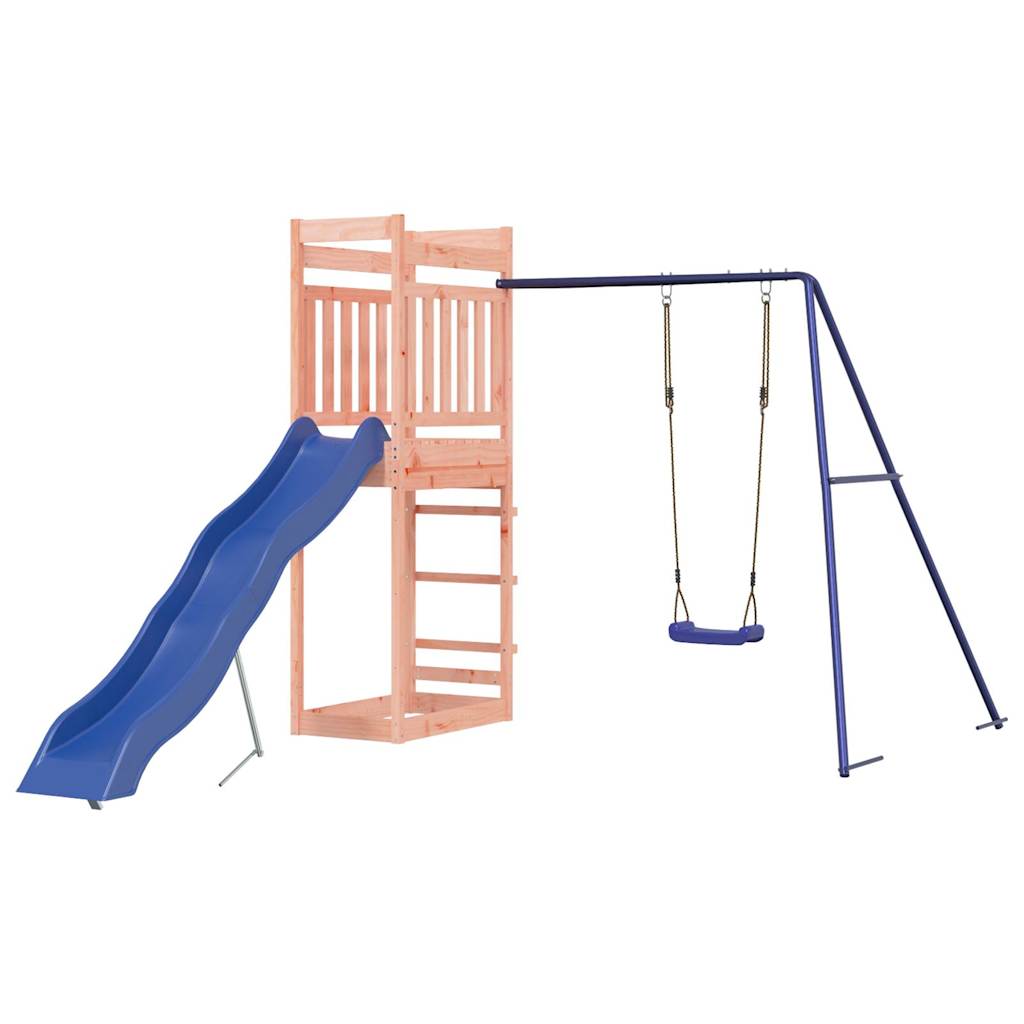 Spielturm aus imprägniertem Kiefernholz und massivem Douglasien- und Kiefernholz