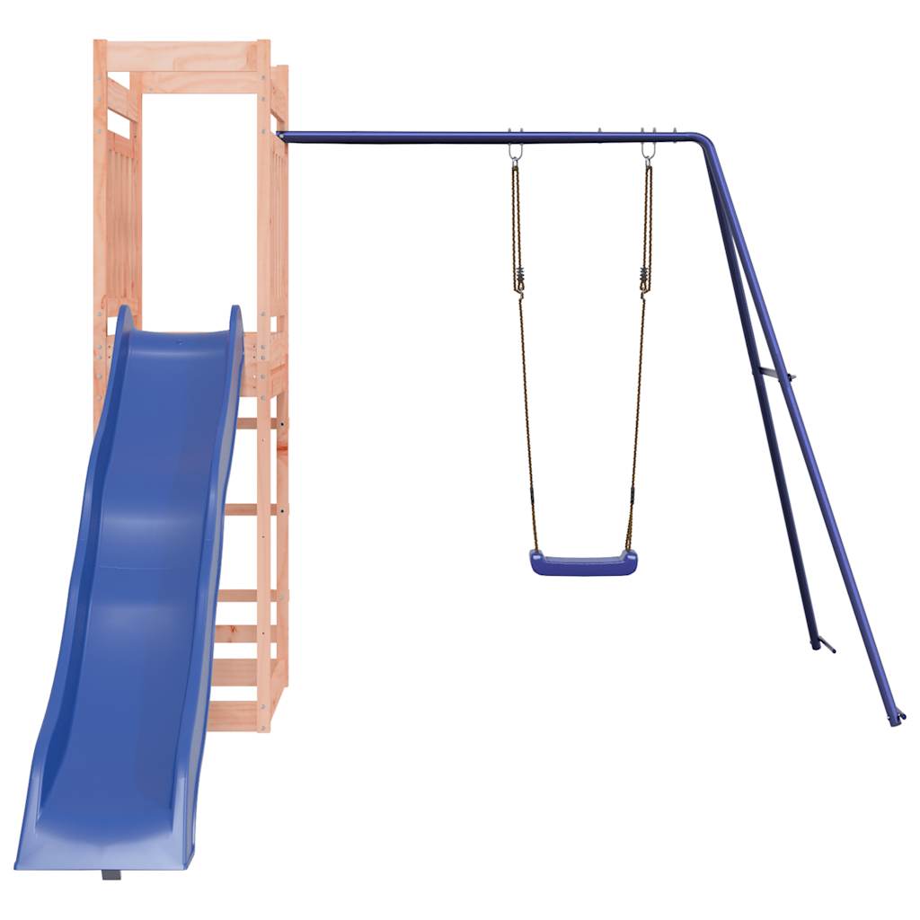 Spielturm aus imprägniertem Kiefernholz und massivem Douglasien- und Kiefernholz