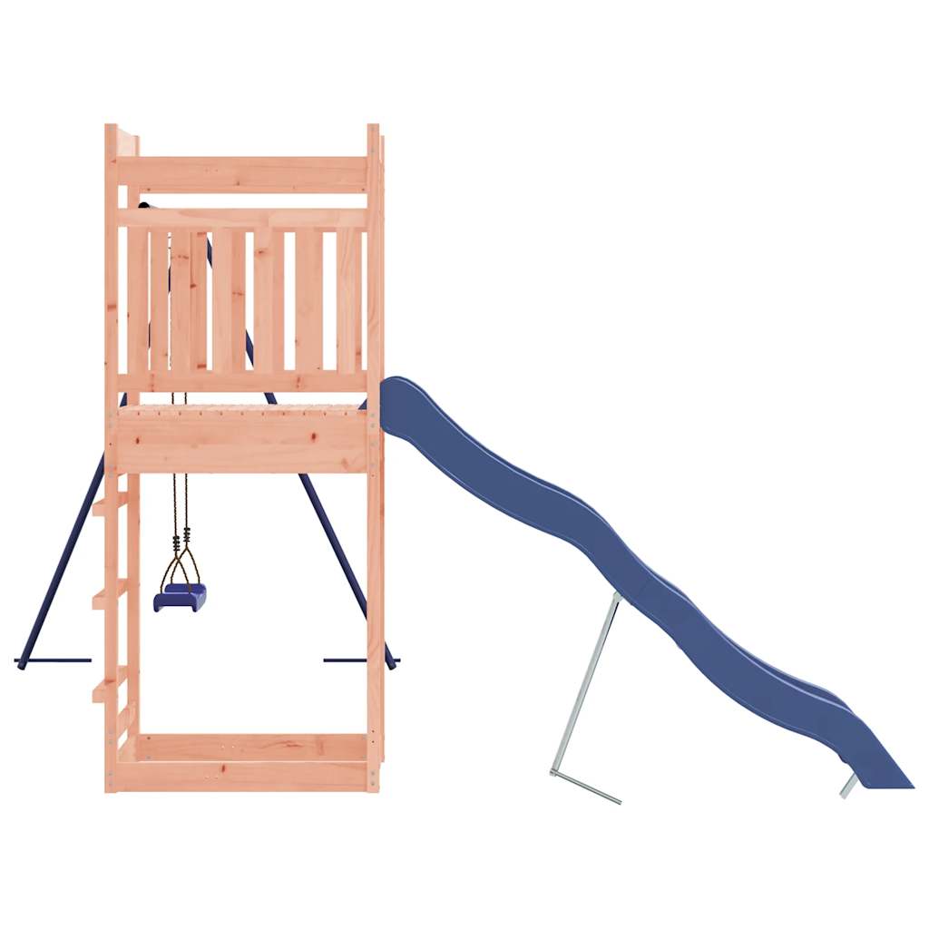 Spielturm aus imprägniertem Kiefernholz und massivem Douglasien- und Kiefernholz