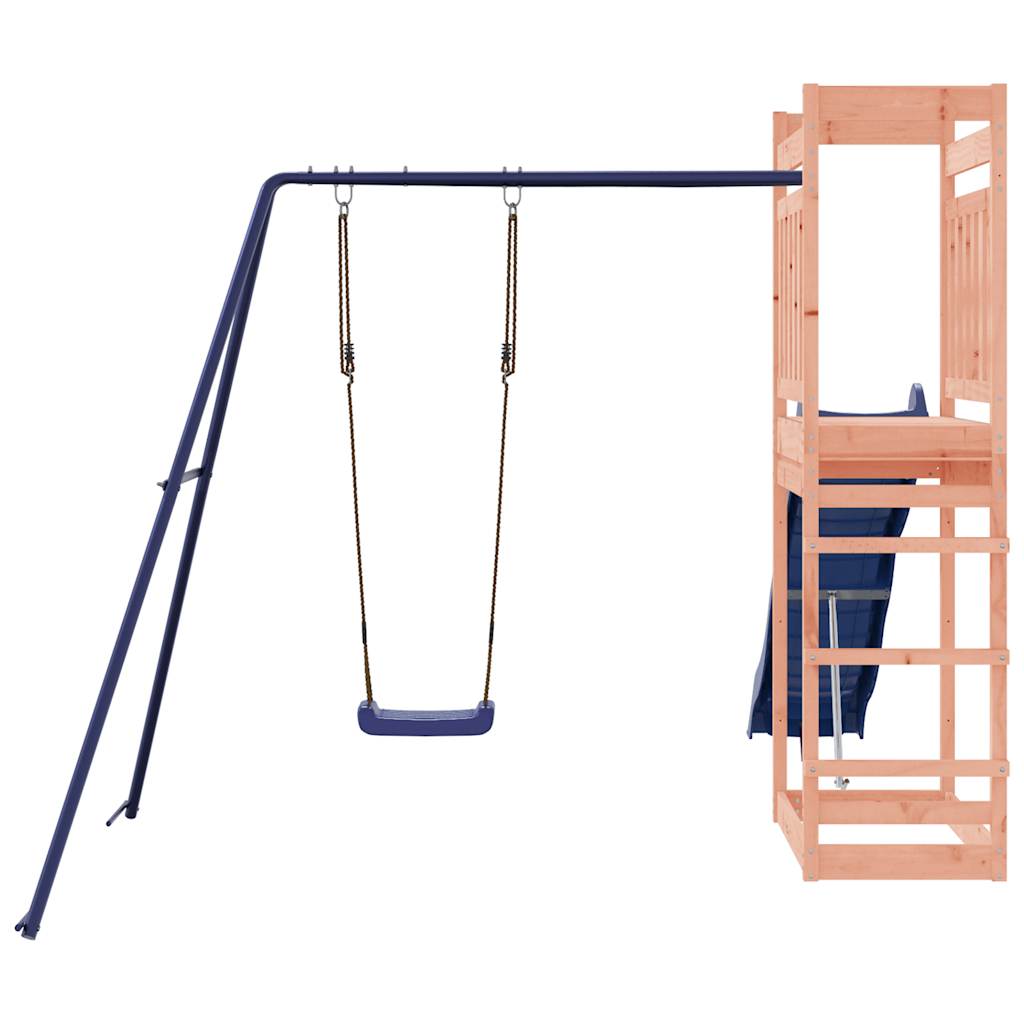 Spielturm aus imprägniertem Kiefernholz und massivem Douglasien- und Kiefernholz