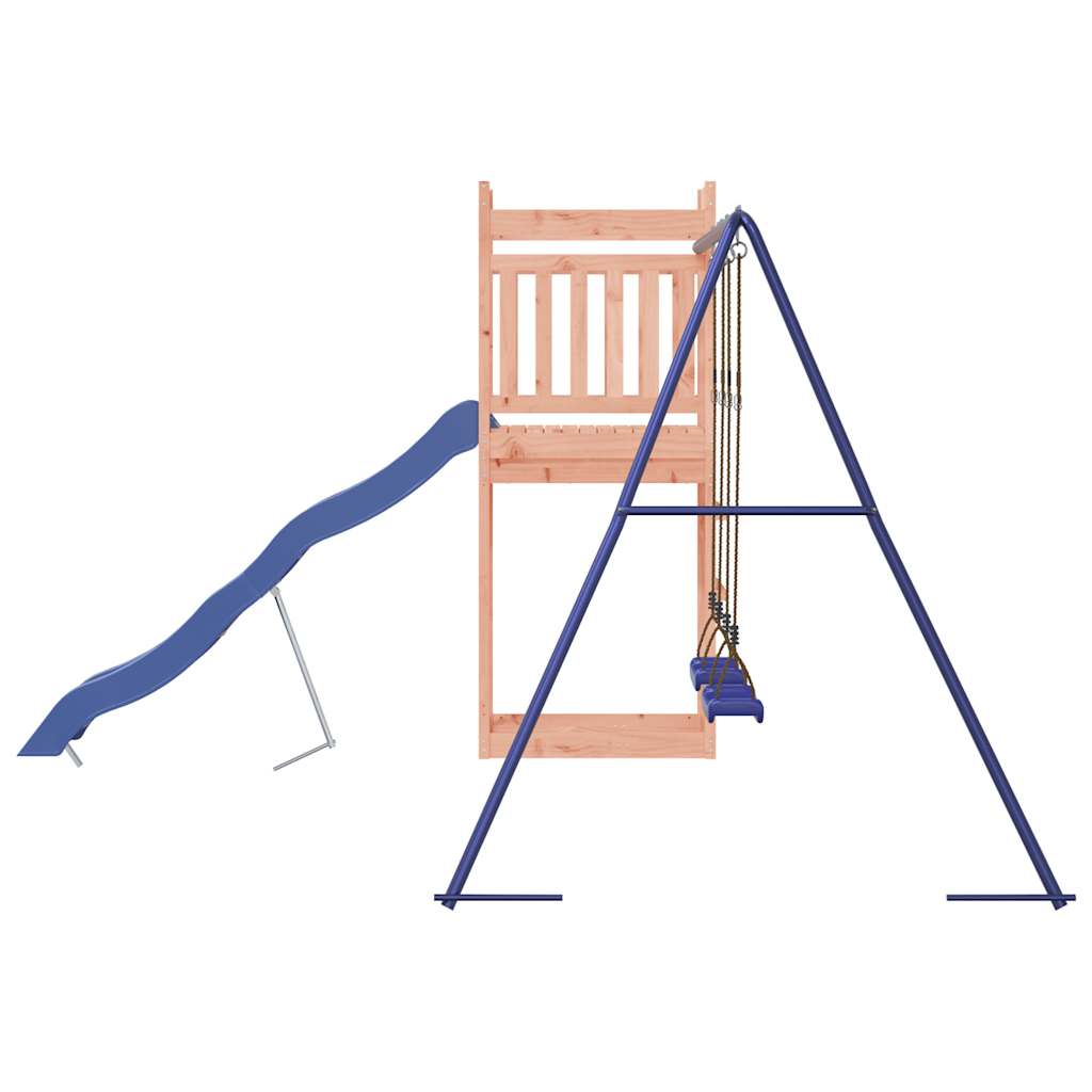 Spielturm aus imprägniertem Kiefernholz und massivem Douglasien- und Kiefernholz