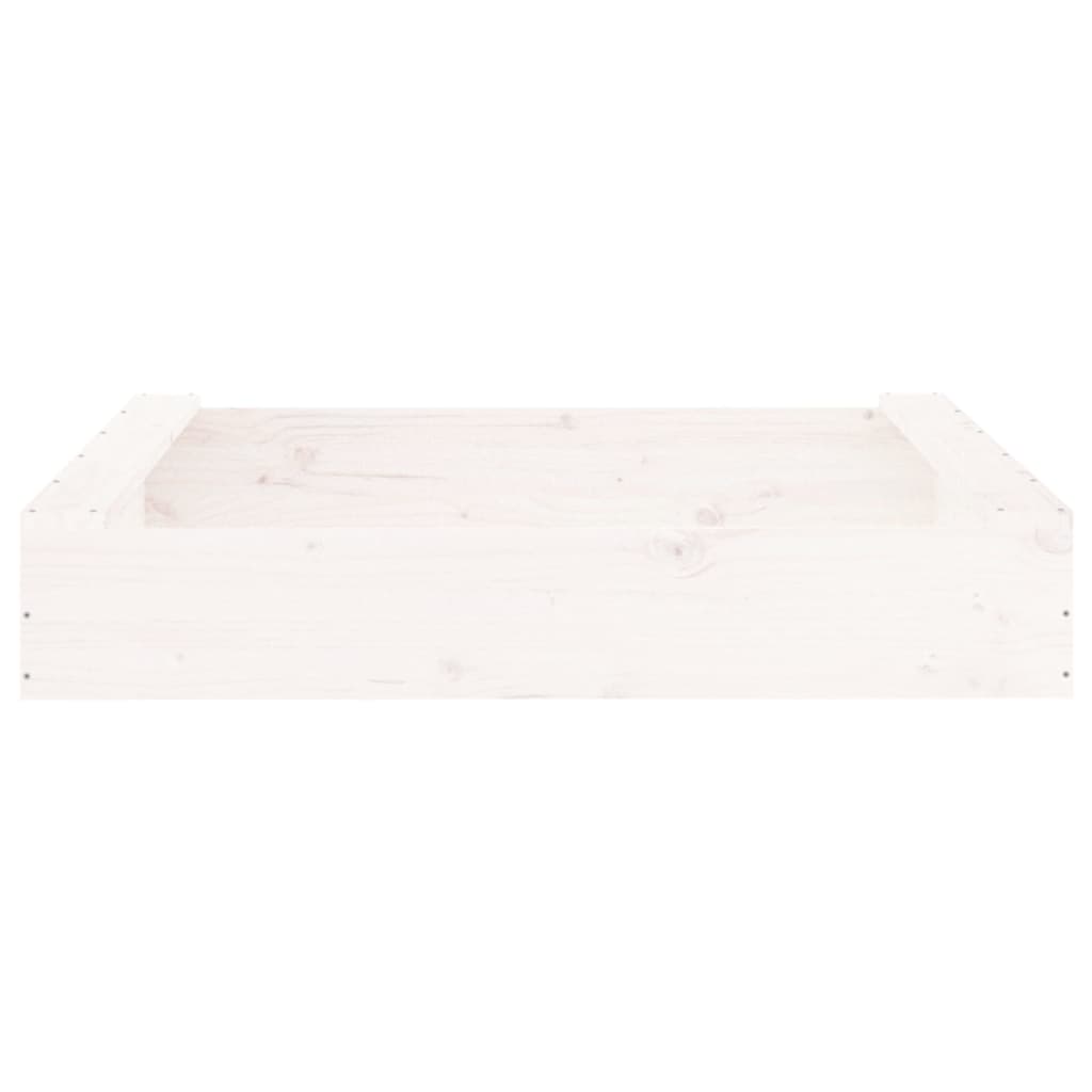 Sandkasten mit Sitzen Quadratisch Massivholz