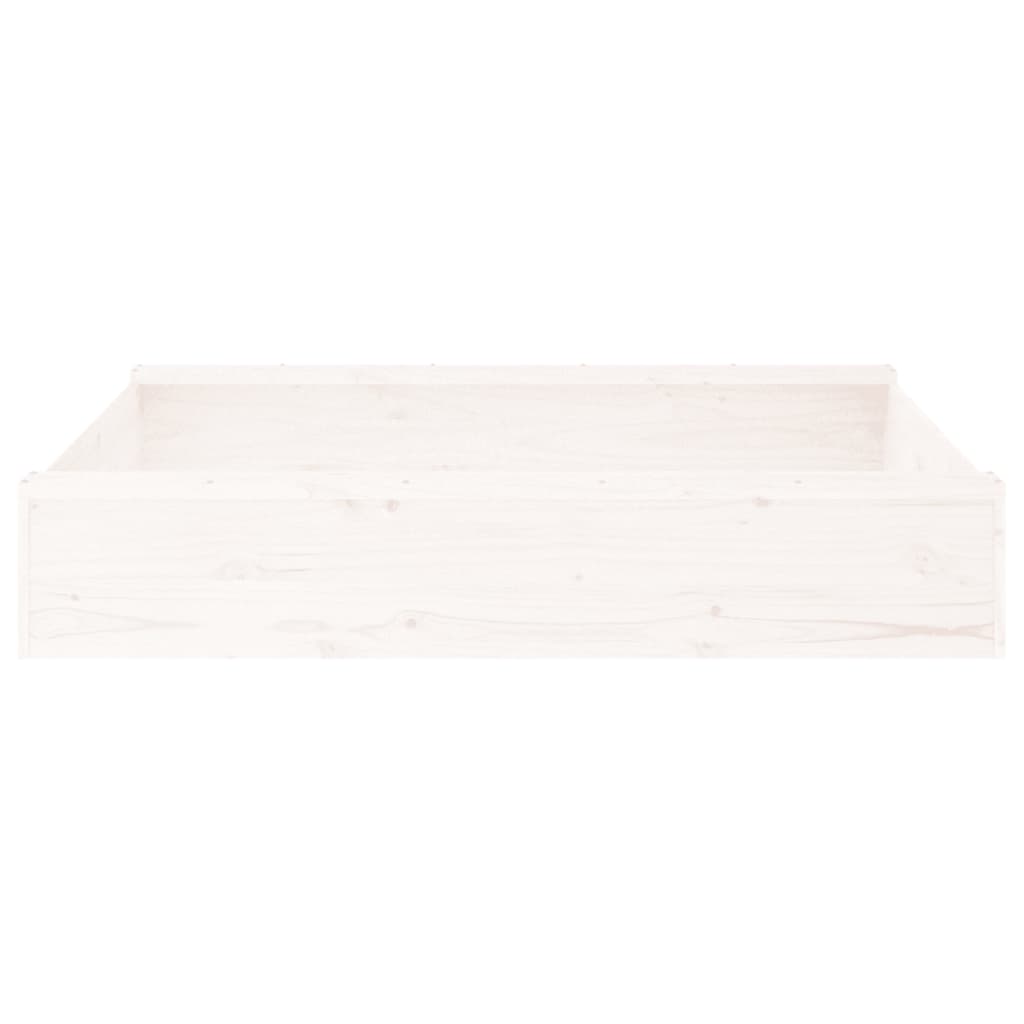 Sandkasten mit Sitzen Quadratisch Massivholz