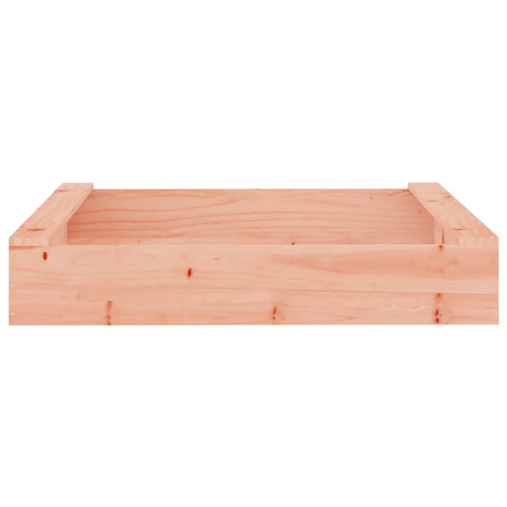 Sandkasten mit Sitzen Quadratisch Massivholz