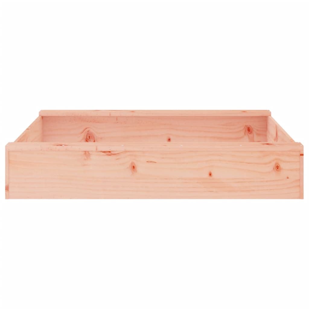 Sandkasten mit Sitzen Quadratisch Massivholz