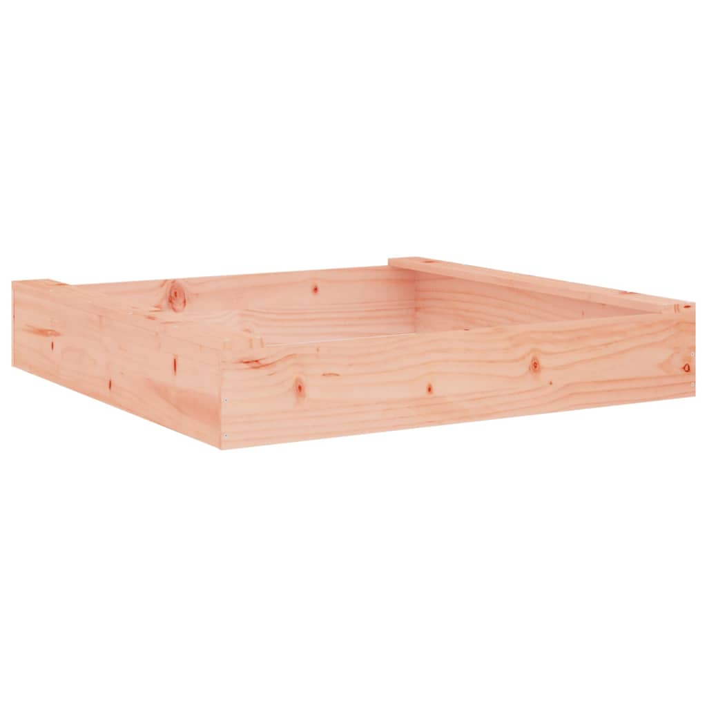 Sandkasten mit Sitzen Quadratisch Massivholz