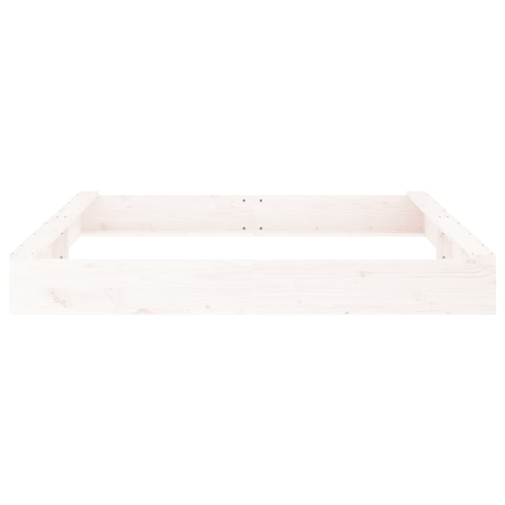 Sandkasten mit Sitzen Quadratisch Massivholz