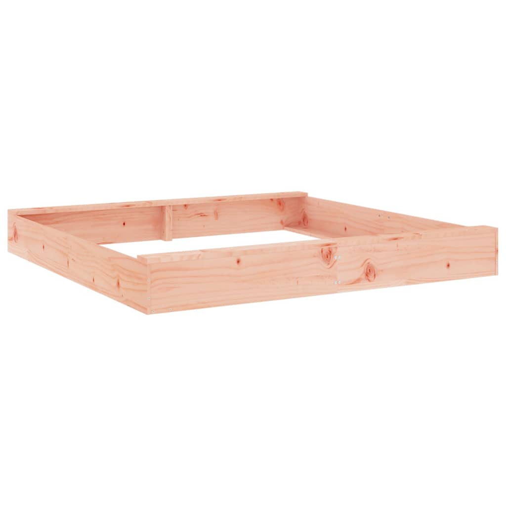 Sandkasten mit Sitzen Quadratisch Massivholz