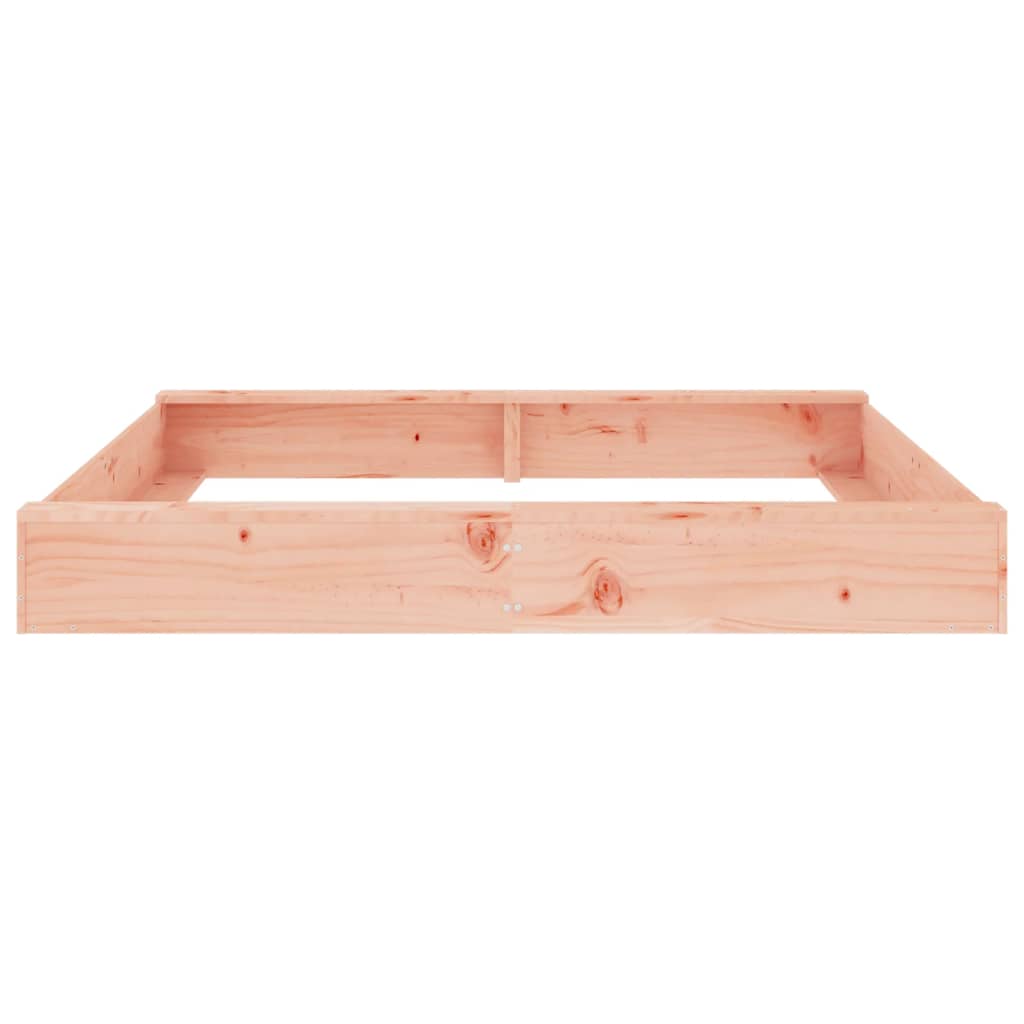 Sandkasten mit Sitzen Quadratisch Massivholz