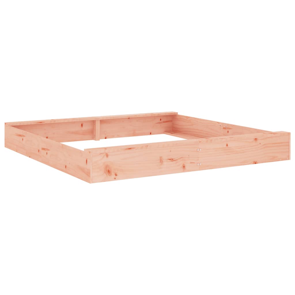 Sandkasten mit Sitzen Quadratisch Massivholz