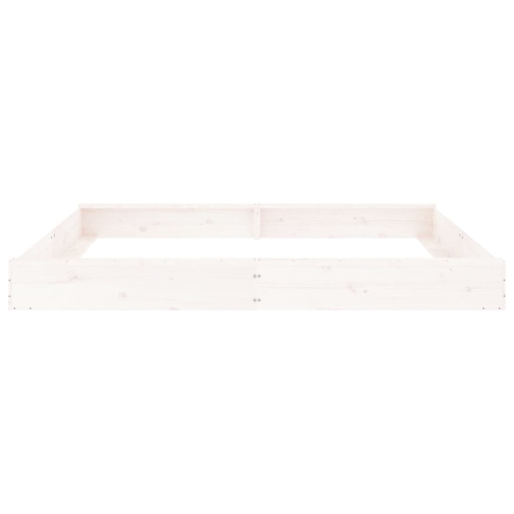 Sandkasten mit Sitzen Quadratisch Massivholz