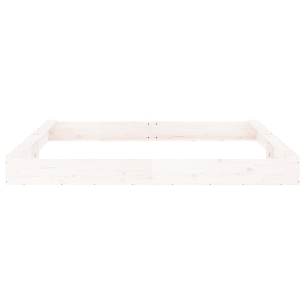 Sandkasten mit Sitzen Quadratisch Massivholz
