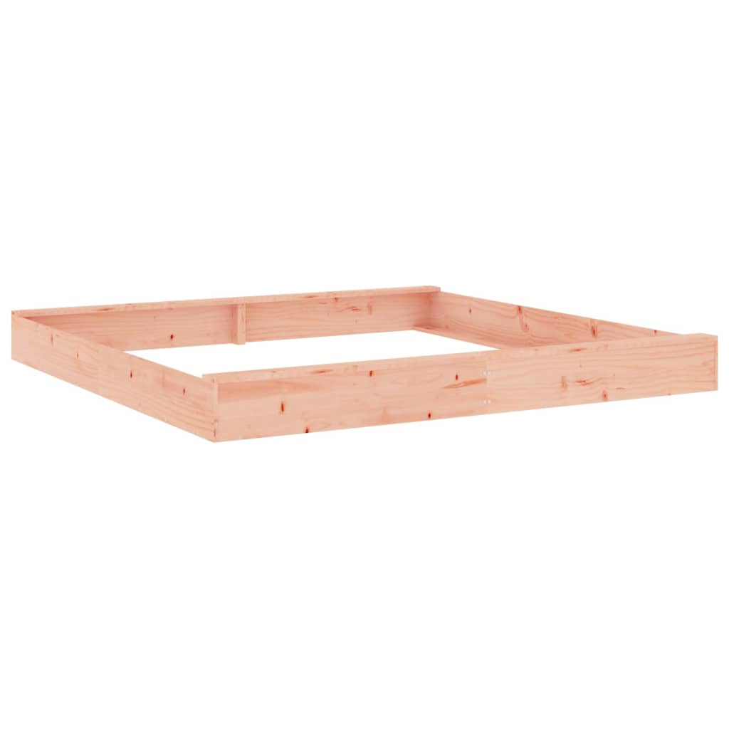 Sandkasten mit Sitzen Quadratisch Massivholz