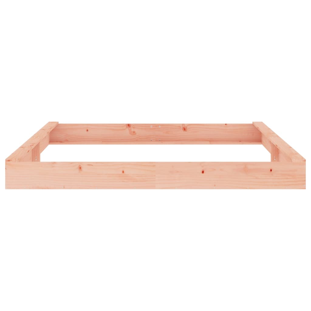 Sandkasten mit Sitzen Quadratisch Massivholz