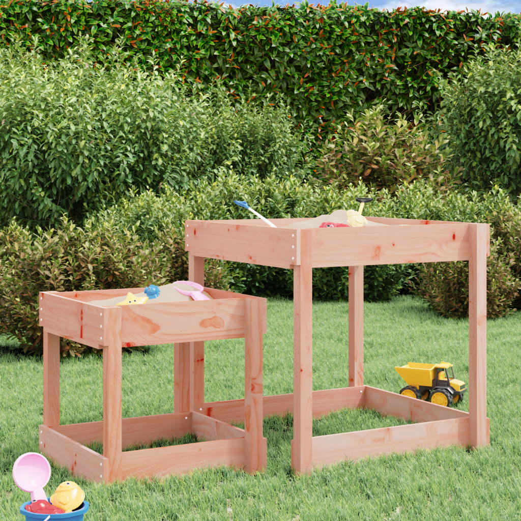 Sand-Spieltische 2 Stk. Massivholz - Yekta
