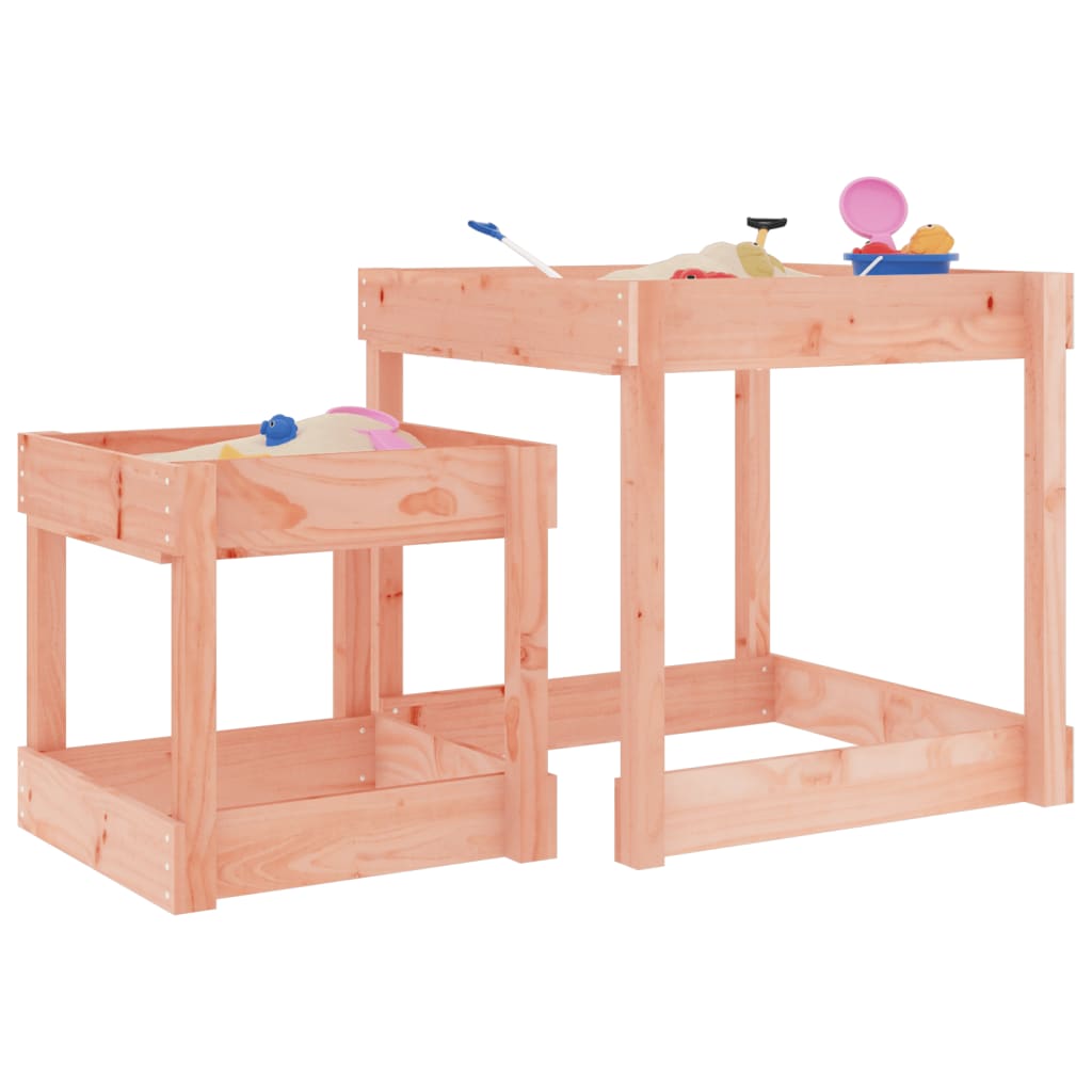 Sand-Spieltische 2 Stk. Massivholz - Yekta