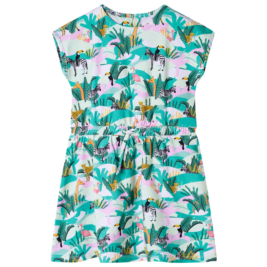 Kinderkleid Helles Minzgrün