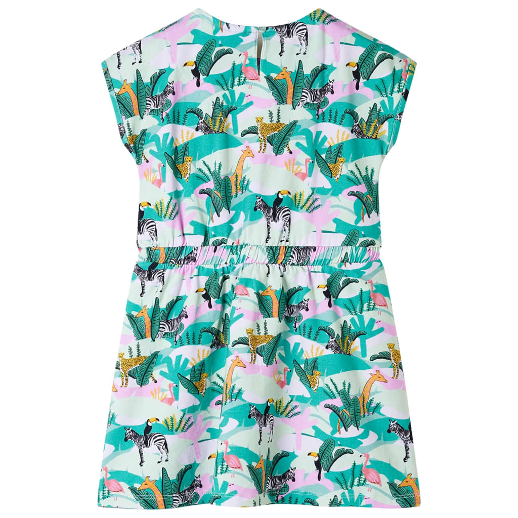 Kinderkleid Helles Minzgrün