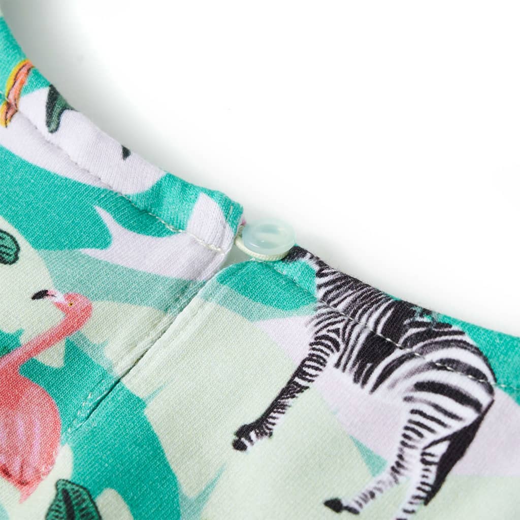 Kinderkleid Helles Minzgrün