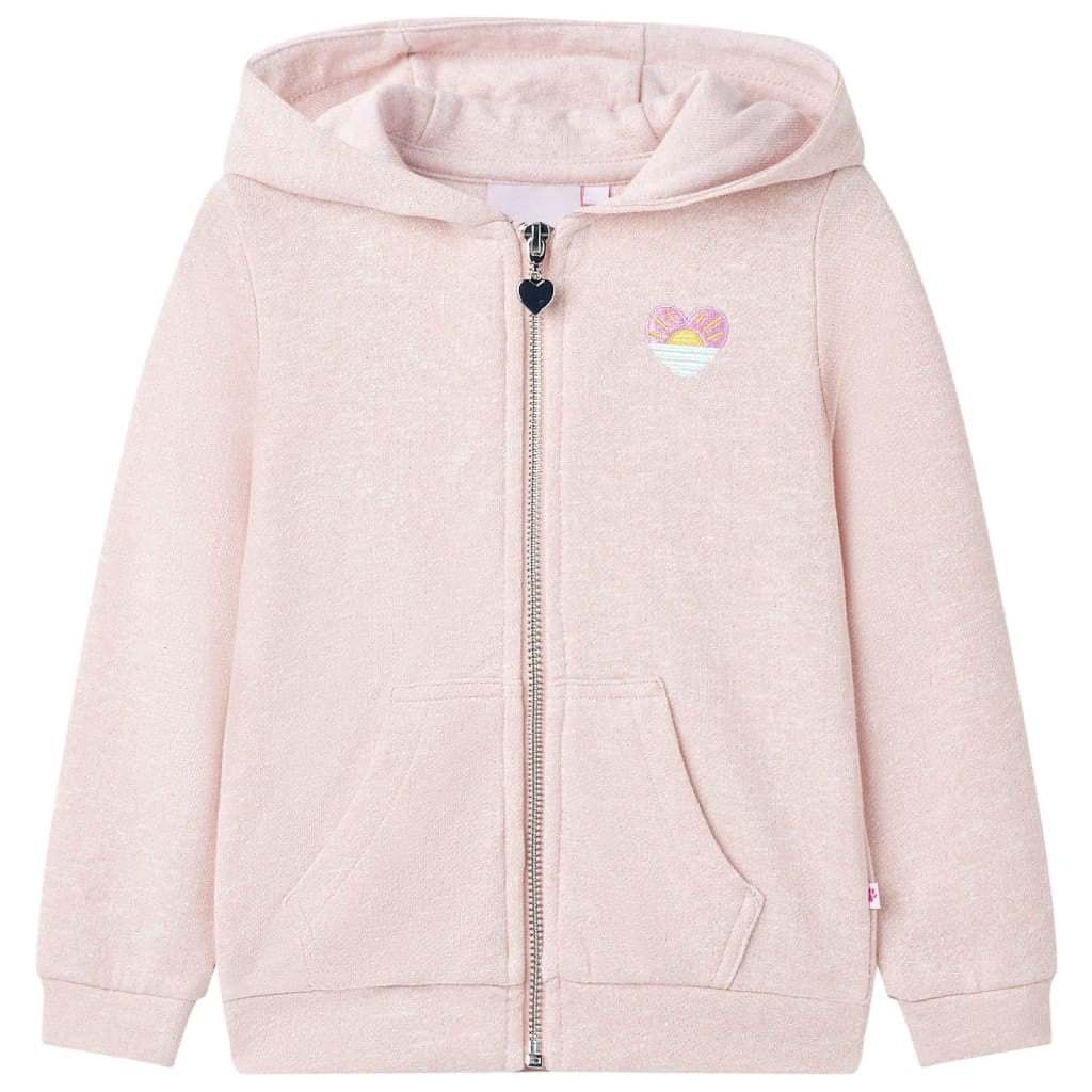 Kinder-Kapuzenpullover mit Reißverschluss