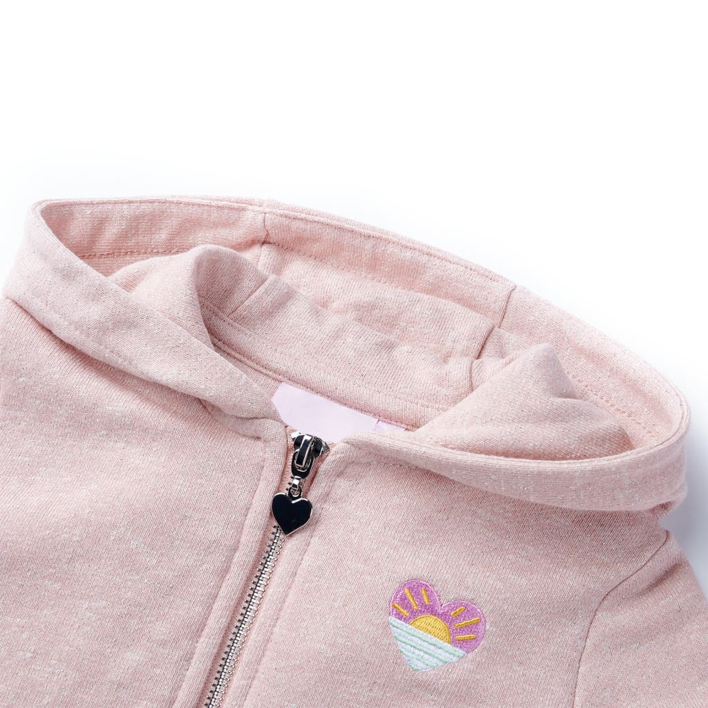 Kinder-Kapuzenpullover mit Reißverschluss