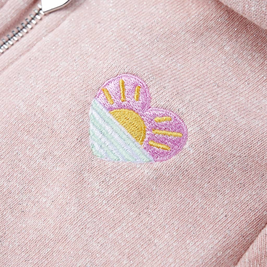 Kinder-Kapuzenpullover mit Reißverschluss