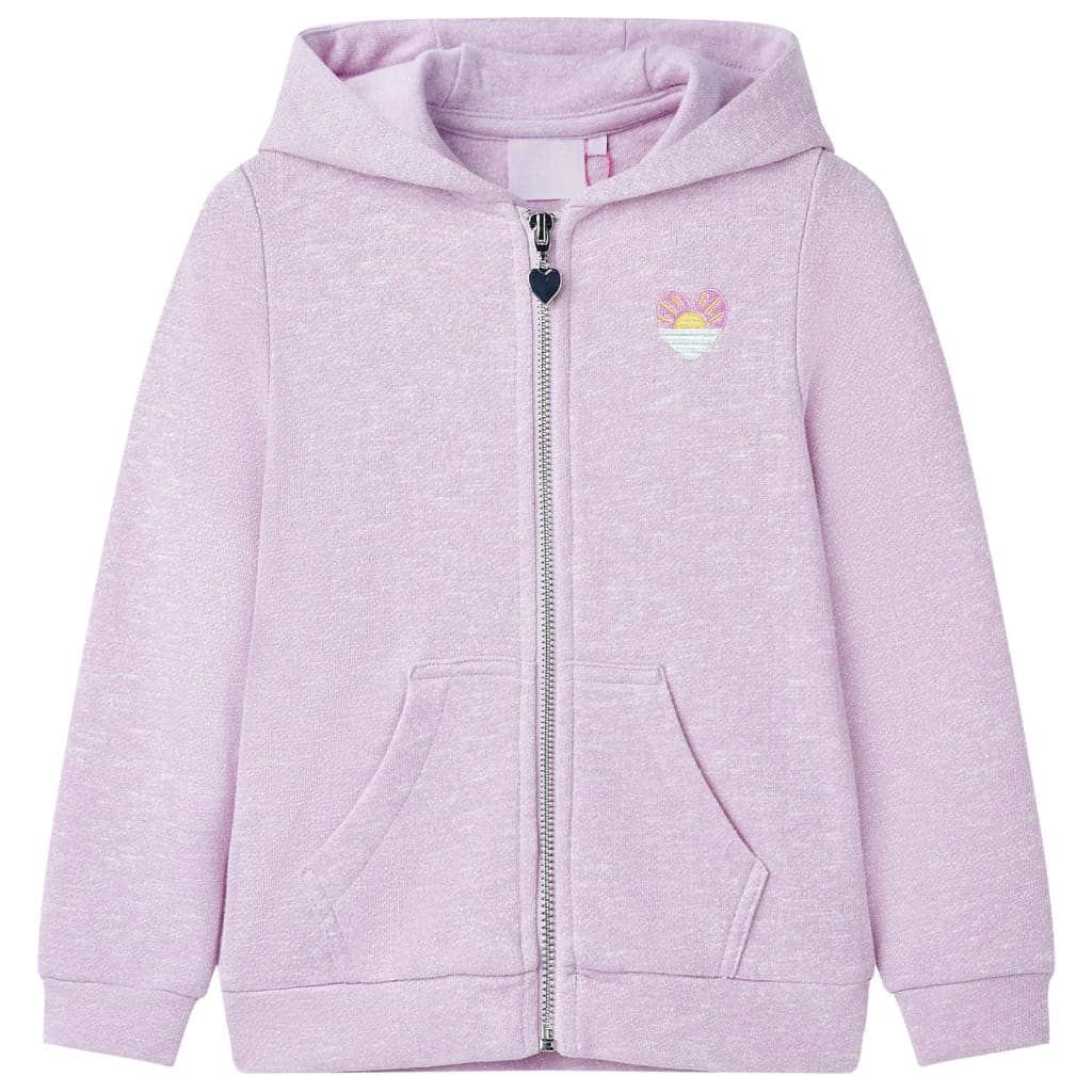 Kinder-Kapuzenpullover mit Reißverschluss