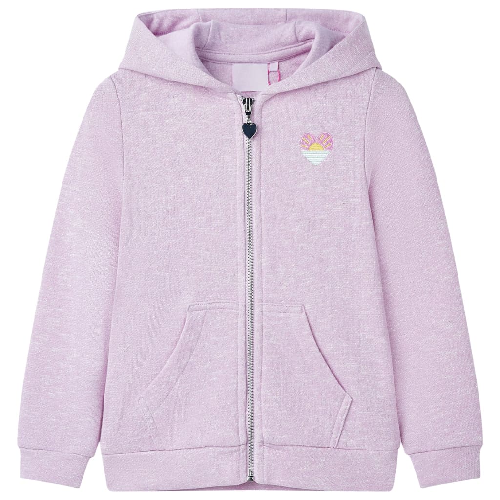 Kinder-Kapuzenpullover mit Reißverschluss