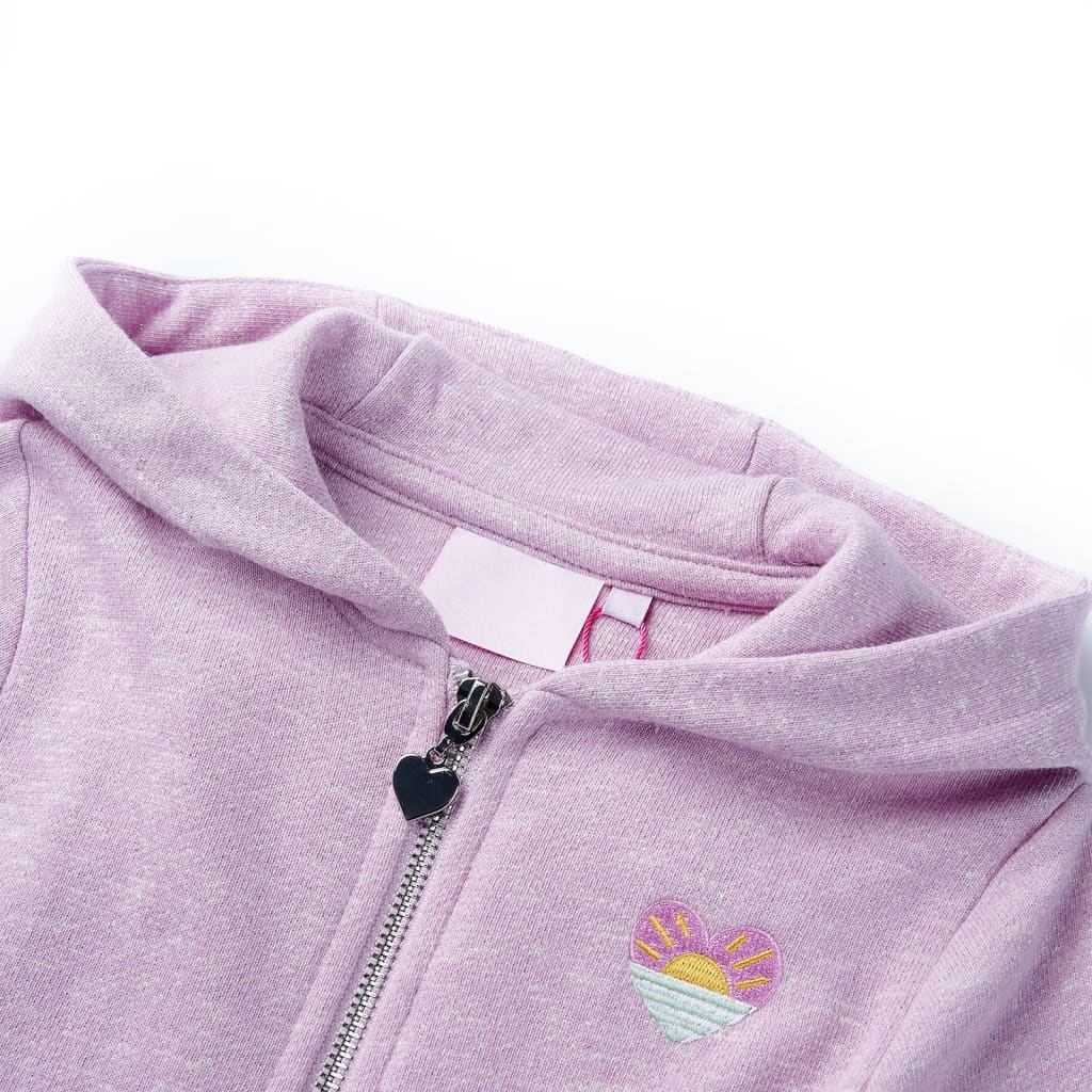 Kinder-Kapuzenpullover mit Reißverschluss