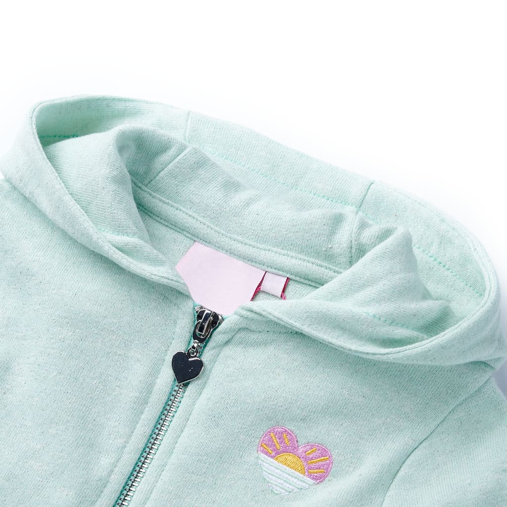 Kinder-Kapuzenpullover mit Reißverschluss