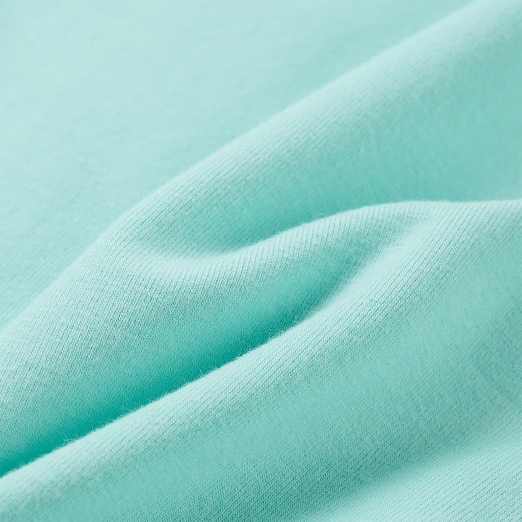 Kinderkleid mit Kordelzug Helles Minzgrün