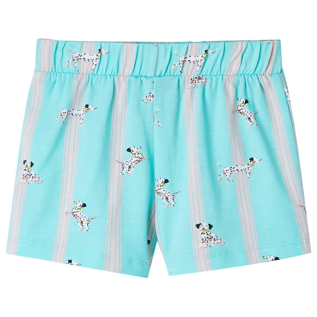 Kinderpyjama mit Kurzen Ärmeln Ecru