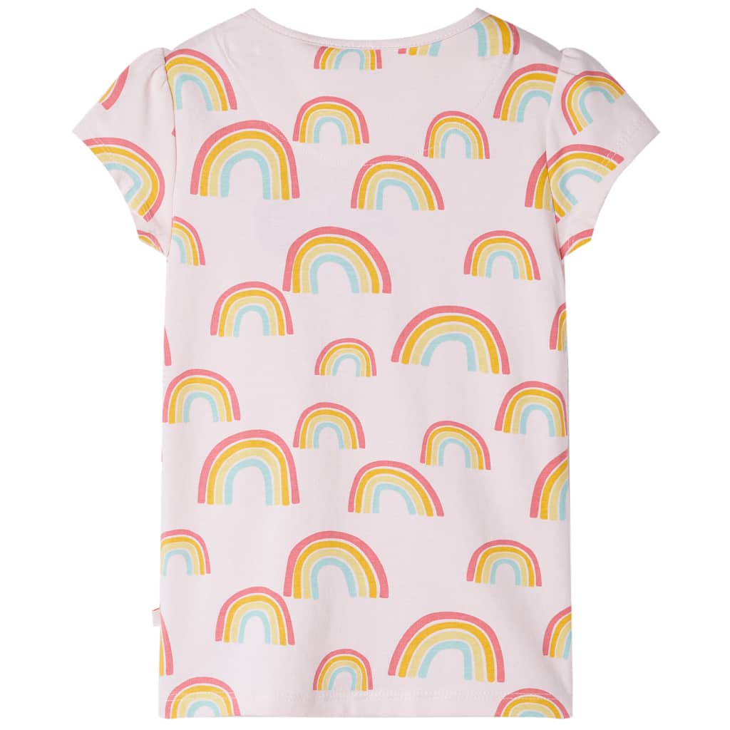 Kinderpyjama mit Kurzen Ärmeln Zartrosa