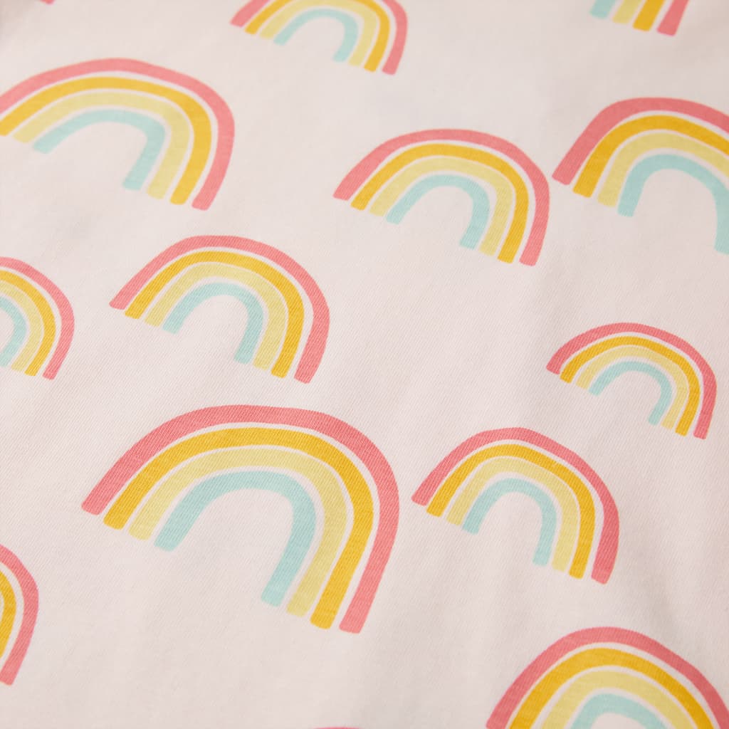 Kinderpyjama mit Kurzen Ärmeln Zartrosa