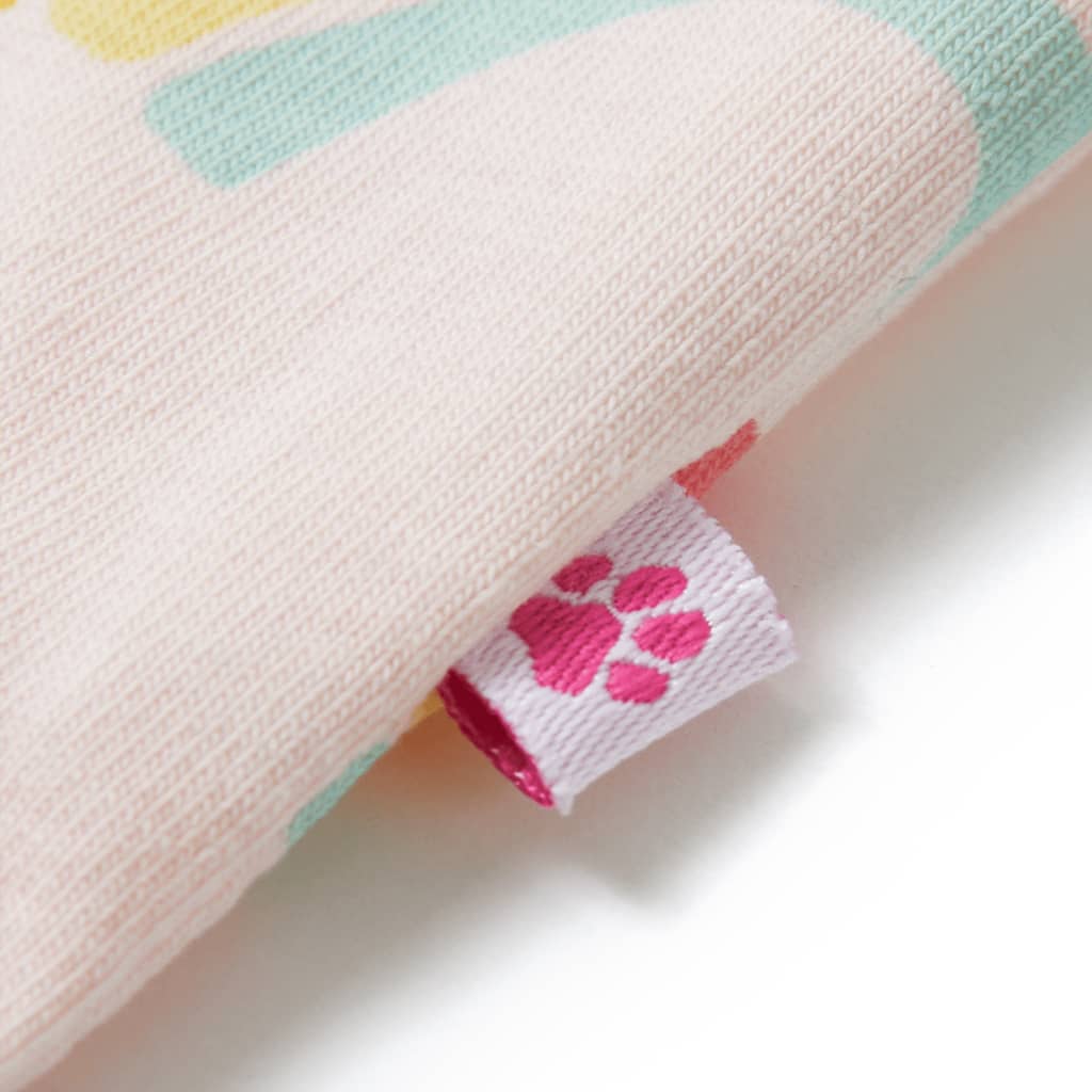 Kinderpyjama mit Kurzen Ärmeln Zartrosa