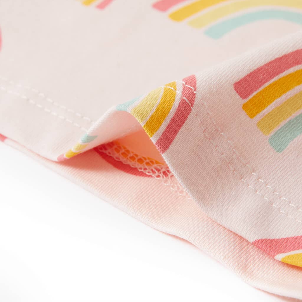 Kinderpyjama mit Kurzen Ärmeln Zartrosa
