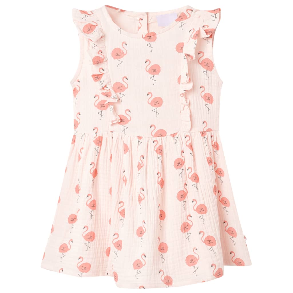 Kinderkleid mit Rüschen Zartrosa