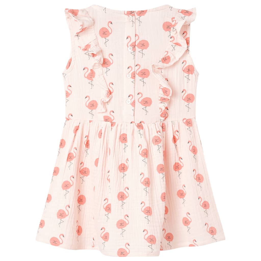 Kinderkleid mit Rüschen Zartrosa