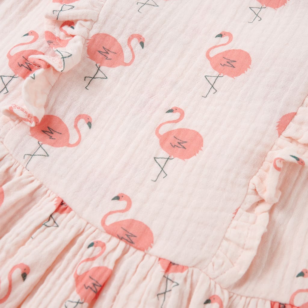 Kinderkleid mit Rüschen Zartrosa