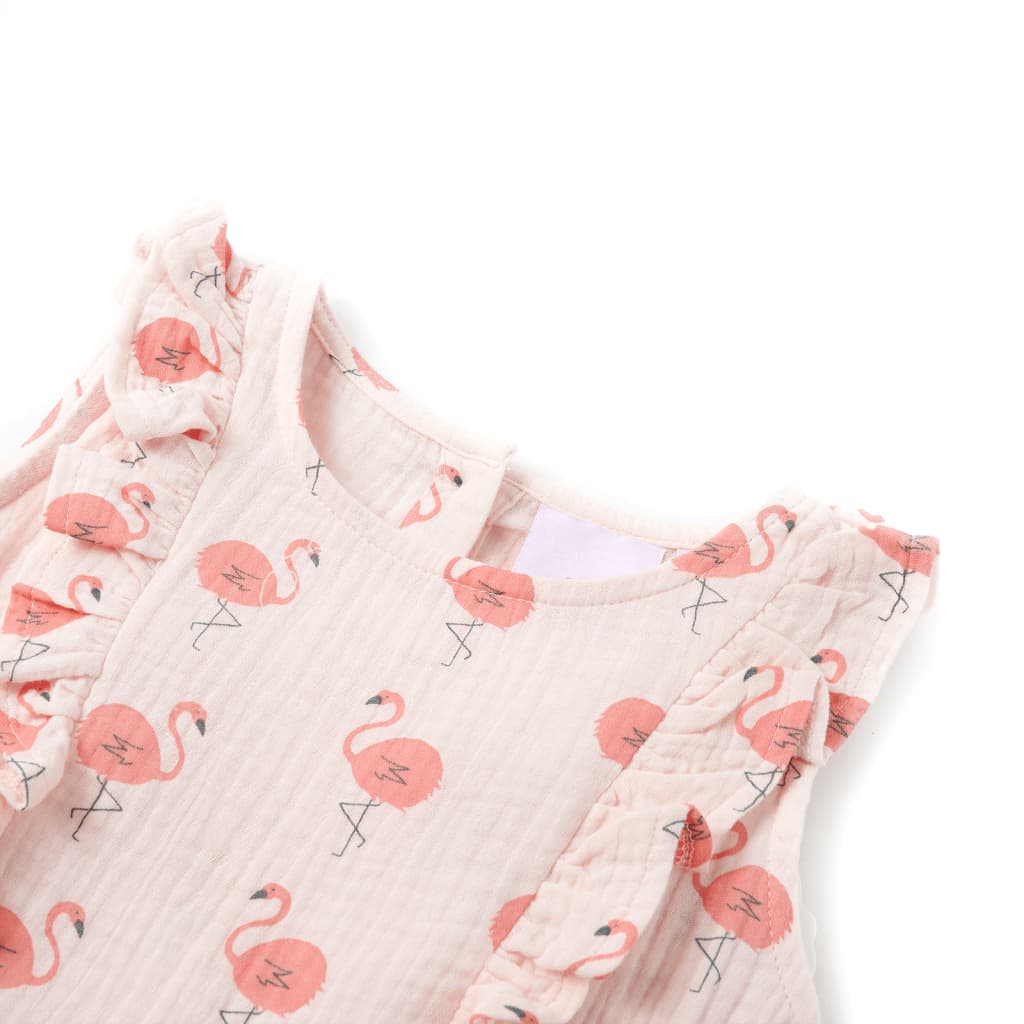 Kinderkleid mit Rüschen Zartrosa