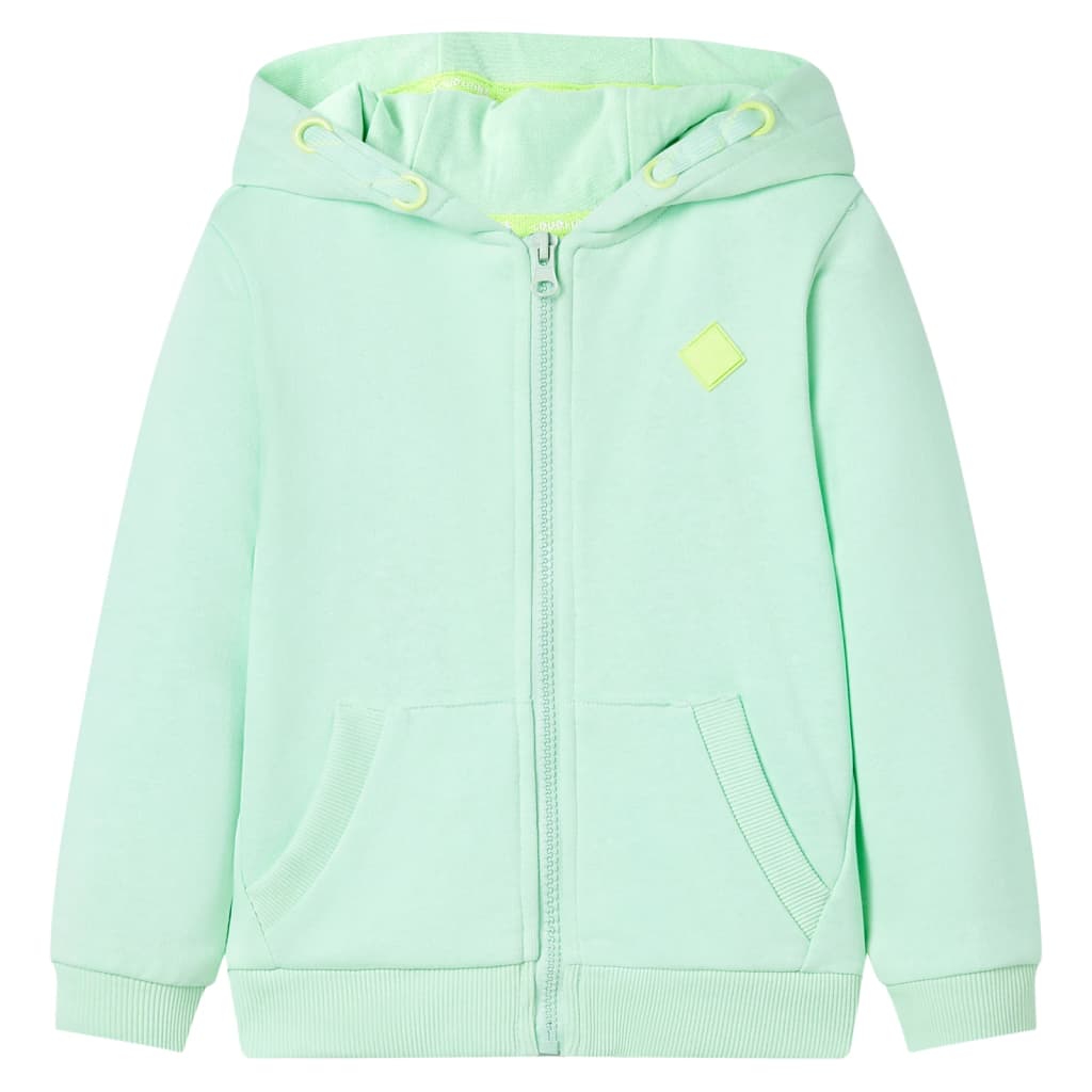Kinder-Kapuzenpullover mit Reißverschluss