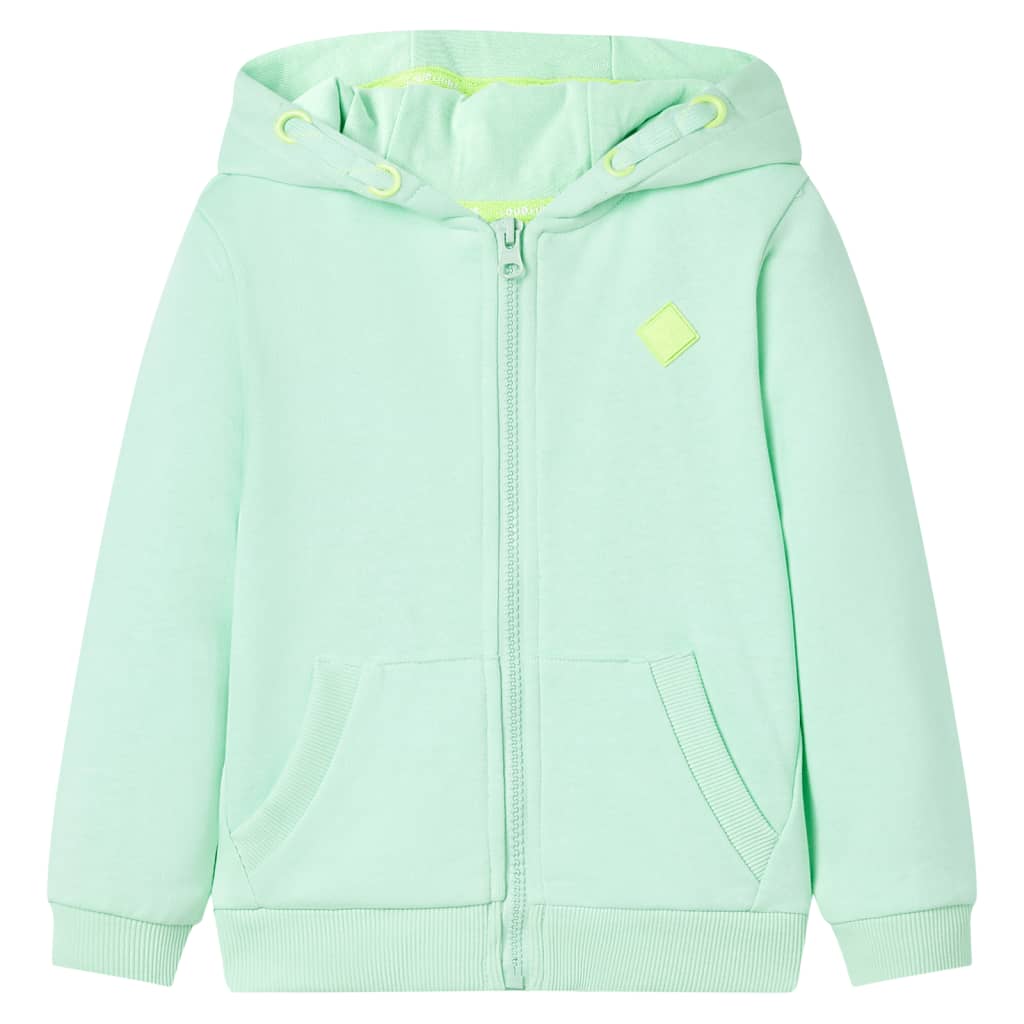 Kinder-Kapuzenpullover mit Reißverschluss