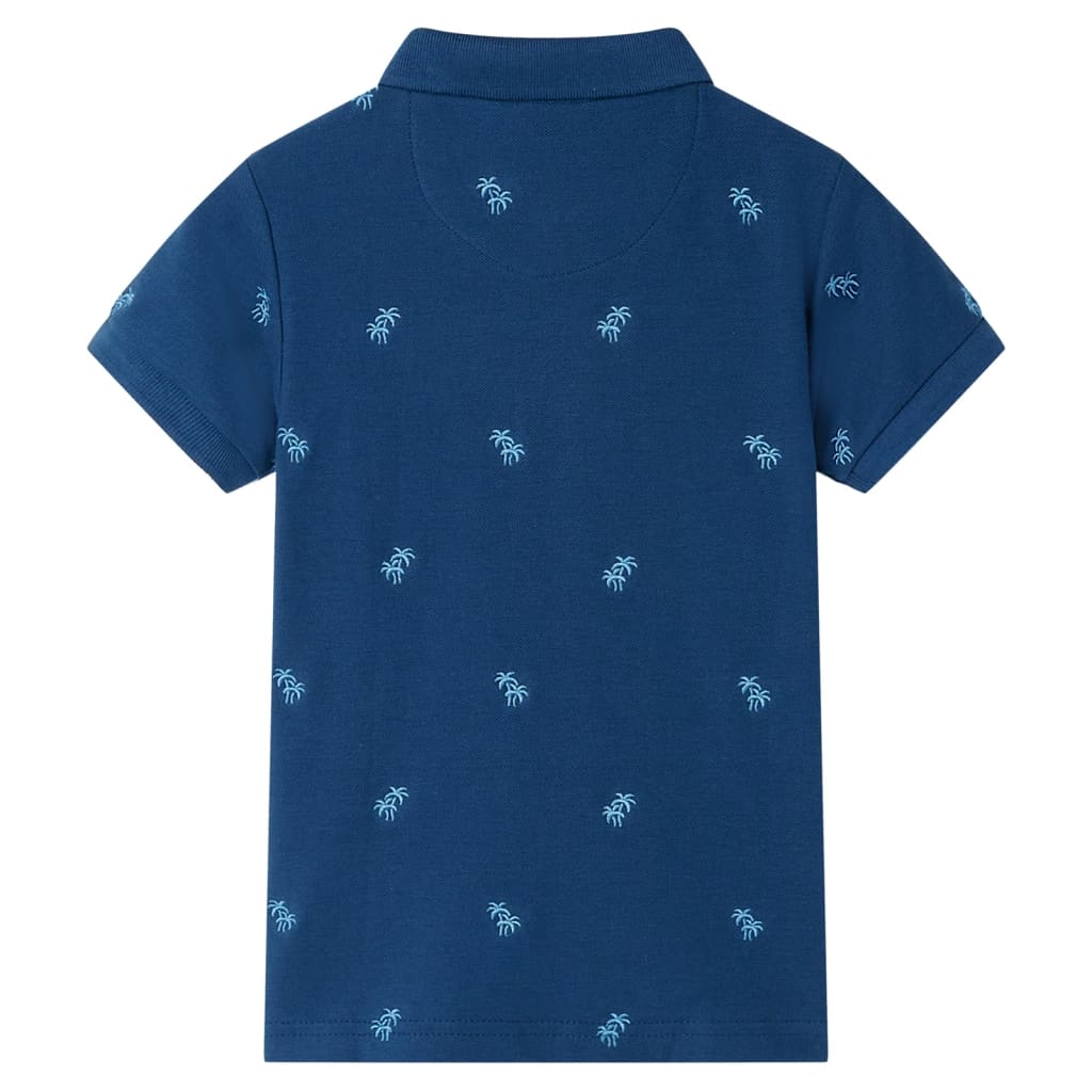 Kinder-Poloshirt Dunkelblau